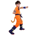 thumbnail image 5 of Disfraz de Son Goku de Anime, conjunto de peluca y zapatos, ropa de actuación para niños, accesorios para fiesta de carnaval, 5 of 5