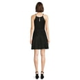 thumbnail image 3 of No Boundaries Juniors' High Neck Lace Dress, Sizes XS-XXXL, 3 of 5