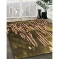 thumbnail image 2 of Ahgly Company Indoor Round Patterned Bronze Brown Area Rugs, 5' Round, 2 of 6