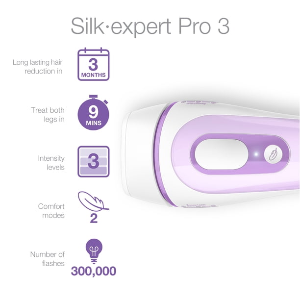 Braun Silk Expert Pro 3 PL3111 Women's IPL Hair Remover, White