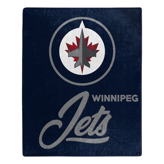 The Northwest Group Winnipeg Jets 50" x 60" Signature Raschel Plush Throw Blanket