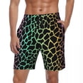 thumbnail image 2 of Bathing Suit Giraffe Board Shorts Summer Animal Print Board Short Pants Men Printed Running Surf Breathable Swim Trunks, 2 of 5