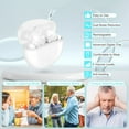 thumbnail image 3 of Kibvoe Sound Amplifier for Seniors,Rechargeable Digital Elderly 8 Channel in-Ear Amplifier Black,Suitable for Adults, Elderly, White, 3 of 8