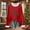 Red, variant on HOMBOM Funny Tops for Women Christmas Long Sleeve Comfy Crewneck Ugly Christmas Xmas Fuzzy Womens Tee Shirts Purple