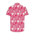 thumbnail image 5 of Yaoyar Men's Hawaiian Shirt Valentines Day Heart Short Sleeve Beach Button Down Causal Top Print Tropical Hawaii Shirts, 5 of 5