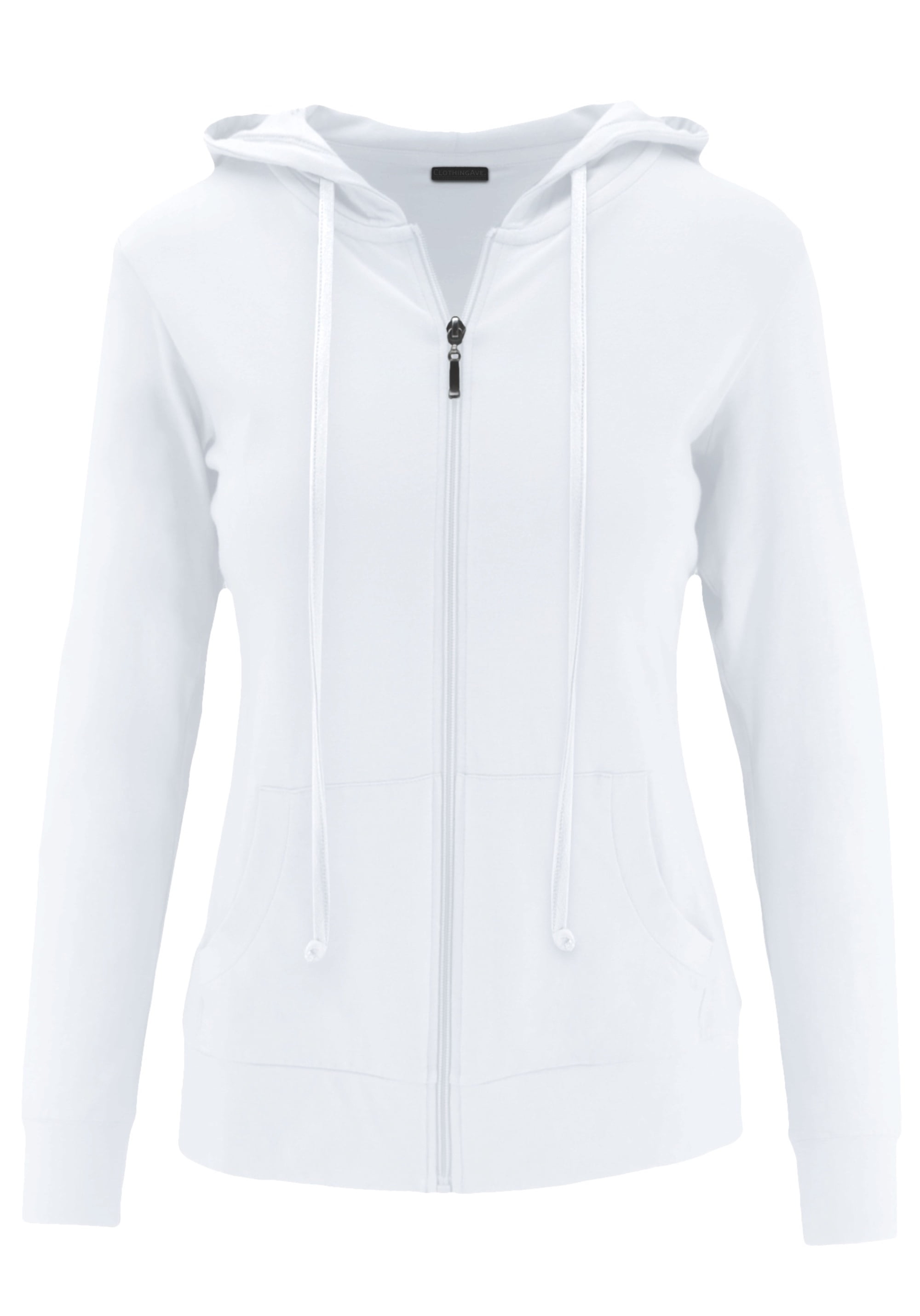 ClothingAve - ClothingAve. Women's Lightweight Comfy Zip-Up Hoodie ...