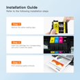 thumbnail image 2 of E-Z Ink Remanufactured Ink Cartridges Replacement for Epson 202 XL 202XL T202XL to Use with Expression Home XP-5100 to Use with Workforce WF-2860 Printer (, 2 of 6