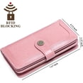 thumbnail image 3 of LAICAIW Women's Wallet Genuine Leather RFID Blocking Large Capacity Trifold Ladies Wallet, 3 of 6