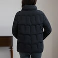 thumbnail image 7 of FDGIU Women's Quilted Jacket - Long Sleeve Full Zip Lightweight Insulated Coat, Plus Size Casual Winter Outerwear with Pockets, 7 of 7