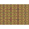 thumbnail image 1 of Ahgly Company Machine Washable Indoor Rectangle Transitional Yellow Area Rugs, 4' x 6', 1 of 7