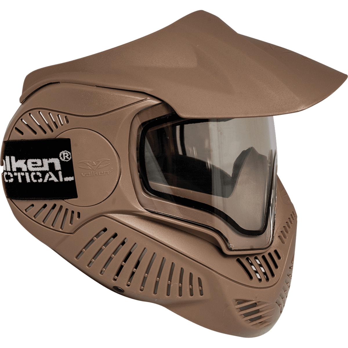Valken Paintball MI7 Goggle/Mask with Dual Pane Thermal Lens Tan
