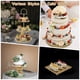 thumbnail image 3 of Juego de 7 soportes de metal para tartas, soporte redondo de 3 niveles, para cupcakes, bandeja de servir para fiestas, bodas, cumpleaños, baby shower, aniversario, 3 of 9