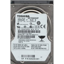MK7559GSXP, A0/GN001C, HDD2J51 F VL01 S, Toshiba 750GB SATA 2.5 Hard Drive