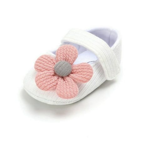 

Baby Girl Casual Anti-Slip Crib Shoes Kid Flower Soft Sole Sneakers