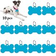 thumbnail image 3 of 10PCS 1.5in Bone Shaped Dog Tag Creative Cat Personalized Tag Cat Tag with Ring, 3 of 10