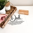 thumbnail image 5 of Personalized Wood Table Desk Stand Fathers Day Plaque, Meaningful Gift for Father's Day, Gifts for Daddy, Personalized Gift for Dad, Stepdad, 5 of 6