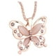 thumbnail image 2 of Collar para mujer, joyería para mujer, joyería para mujer, moda para mujer, colgante de ópalo de oro rosa, collar de cadena larga, joyería, collar para mujer, 2 of 3
