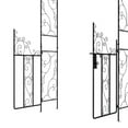 thumbnail image 6 of Resenkos Garden Arch Plant Support Trellis,89.25" Metal Garden Arch with Gate, Garden Arbor Trellis, Black, 6 of 11