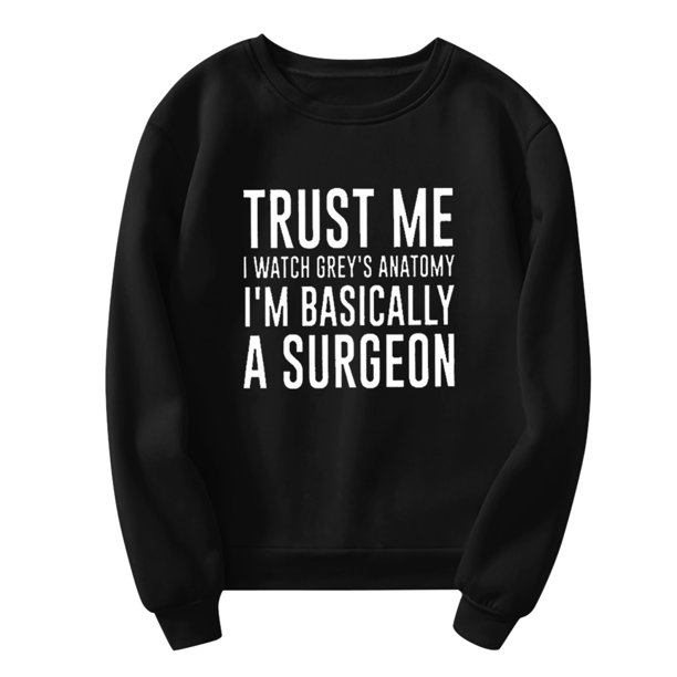 Gibobby Sudaderas para mujer oferta Sudadera de cuello redondo para mujer de otoño e invierno suéter colorido de manga larga lindo clásico(Negro,G)