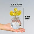 thumbnail image 5 of Ornalrist Crystal Yellow Rose Flower Collectible Figurine, Rose Bouquet Floral Romantic Gifts for Wife, Mom, Women on Mother's Day Valentine's Day Wedding Anniversary (5.11'' Gift Boxed), 5 of 12