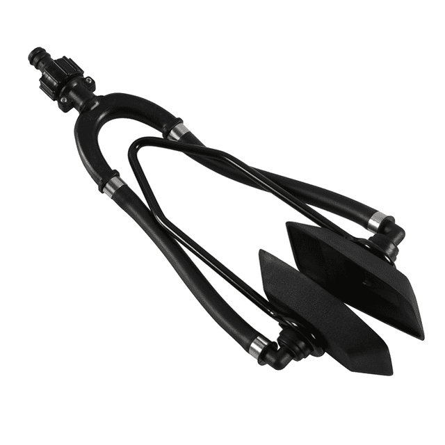 Outboard Muff Motor Flusher Boat Cleaning Engine Marine Tool Water Kit Ears Flow Bootsmotor Dual Ohren Flushing,1 x Outboard Motor Flusher,Black