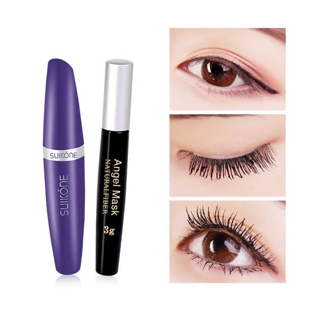 Mascara Dry Fiber Lash Extender 3D Max Volume Mascara Black Pure Fiber Hair Extension Eyelashes Mascara Eye Makeup