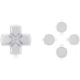 thumbnail image 4 of eXtremeRate Two-Tone New Hope Gray & Clear Dpad Action Buttons Replacement D-pad Face Buttons for PS5 Controller BDM-010/020/030/040, 4 of 8