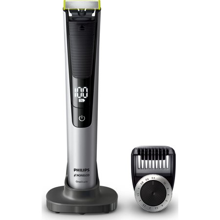 Philips Norelco OneBlade Pro hybrid electric trimmer and shaver, QP6520/70 (14 length comb)