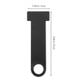 thumbnail image 2 of OUNONA 2Ud Accesorio Para Motocicleta Anillo Cerradura Para Correa De Casco Negro Estable, 2 of 6