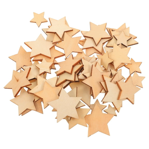 200 Pcs Multi Size Stars to Paint White for Crafts Decorations