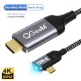 thumbnail image 1 of QGeeM USB C a HDMI Cable 4K tipo C HDMI Thunderbolt3 convertidor para MacBook Huawei Mate 30 USB-C HDMI adaptador USB tipo C a HDMI Tan Jianjun unisex, 1 of 2