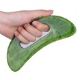 thumbnail image 5 of Juego de herramientas de masaje Body Guasha Tablero grande Gua Sha con agarre manual Herramientas de masaje para raspado muscular Esculpido facial corporal Anti celulitis (verde), 5 of 5