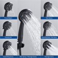 thumbnail image 6 of Amazing Force 6-Mode Wall Mount Rain Shower Head and Handheld Shower Head Combo, 1 Piece, 6 of 7