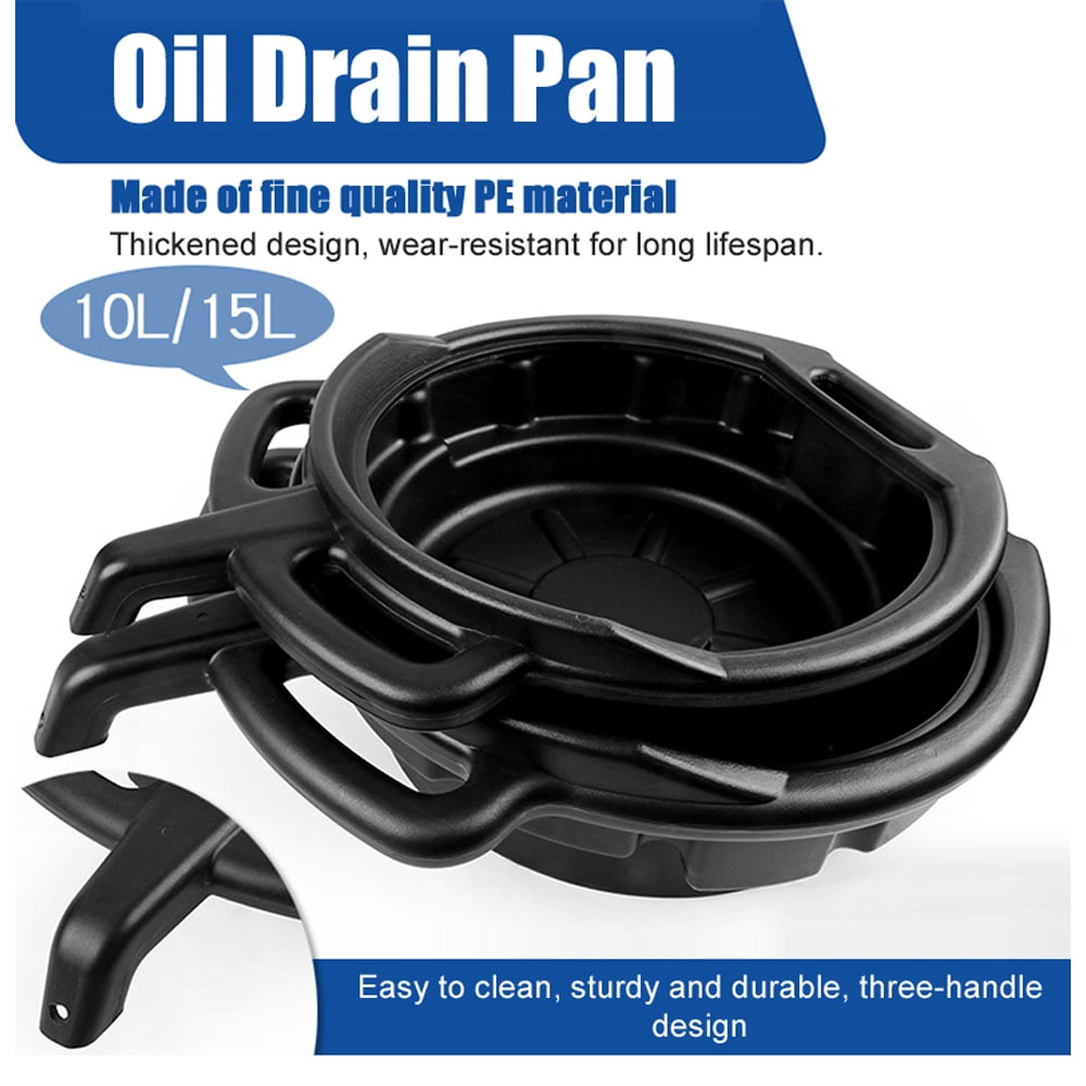 basin,Oil Drip Handles Car Pan | With 3 And Oil Drain Pan Maintenance And | Motor Pan Oil 3 Handles | 10l/15l Oil Oil Drip Catcher Pan Car Maintenance | | 3 Oil Pan 2l/3l Oil |