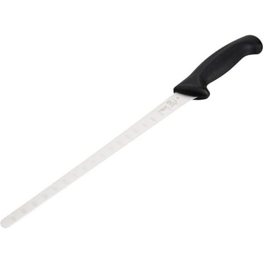 Mercer Millennia 10.3-Inch Granton Edge Slicer, Black