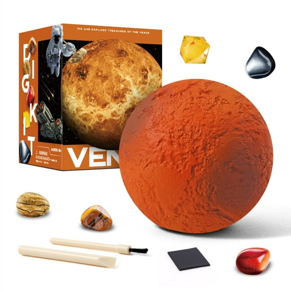 Science Educational Toys for Kids Gemstone Dig Kit Solar System Eight Planet Explore Gems Dig Kit
