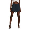 thumbnail image 2 of YVNAURA Women Plus Size Loose Fit Ice Silk Shorts with Pockets, Lightweight Quick Dry Casual Sport Running Shorts for Summer 2026, High Rise Elastic Waist Drawstring Lounge Gym Beach Wear,Grey,S, 2 of 4