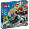 thumbnail image 1 of Set LEGO City Rescate de Bomberos y Persecución Policiaca 60319, 1 of 3