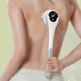 thumbnail image 3 of JIEMUCES Electric Bath Brush with 5 Brush Heads Waterproof Rechargeable Long Handle Design 3-Speed Rotation Shower Massage Brush, 3 of 8