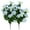 Blue, variant on Realistic Latex Bridal Bouquet Flowers for Wedding Home Garden Outdoor Hanging Planter Decorations 2PCS