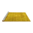 thumbnail image 2 of Ahgly Company Machine Washable Indoor Round Persian Yellow Traditional Area Rugs, 3' Round, 2 of 4