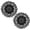 Black, variant on BomHCS 12 Inch Lace Crochet Doilies Table Placemat Washable Kitchen Round Leaves Decor Doily,Set of 2