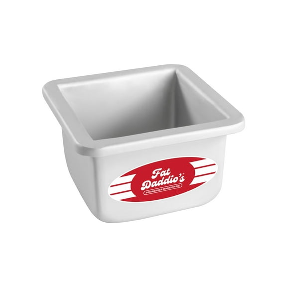 Fat Daddio's PSQ-443 Anodized Aluminum Square Cake Pan, 4 x 3 Inch