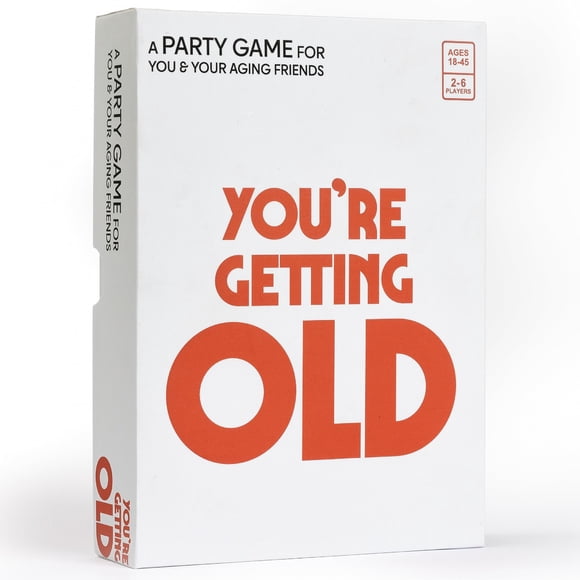 You're Getting Old: un Juego de Fiesta para You y Tus Amigos Mayores: Juego de Cartas para Adultos de 18 a 45 Años