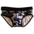thumbnail image 6 of Men's Camouflage Flattering Fit Swim Briefs Quick Dry Swimsuit Bathing Suit, 6 of 7