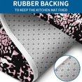 thumbnail image 4 of Black and Pink Of Leopard Print Bathroom Rugs Sets 3 Piece,Toilet Cover Set,Absorbent Non Slip Bathroom Mats Sets with U-Shaped Contour Rug Toilet Rug Set, 4 of 5
