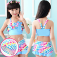 thumbnail image 3 of Trajes de baño para niños, trajes de baño femeninos de princesa dividida siamesa, trajes de baño para niñas de talla mediana y grande, trajes de baño para estudiantes, 3 of 6