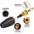 thumbnail image 2 of QUETO Pressure Washer Tips Turbo Pressure Washer Nozzle 3000 PSI Max Rotating Pressure Washer Nozzle with 1/4'' Quick Connect for Cleaning Brick, Concrete and Vinyl Surfaces, 2 of 5