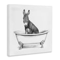 thumbnail image 2 of Stupell Industries Rustic Lodge Donkey in Bathtub Sketch Canvas Art, 24 x 24, by Victoria Borges, 2 of 7