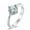 Silver, variant on 2mm Men's Silver/Gold/Rose Gold CZ Claw Ring Band Stainless Steel Ring Size 6-11